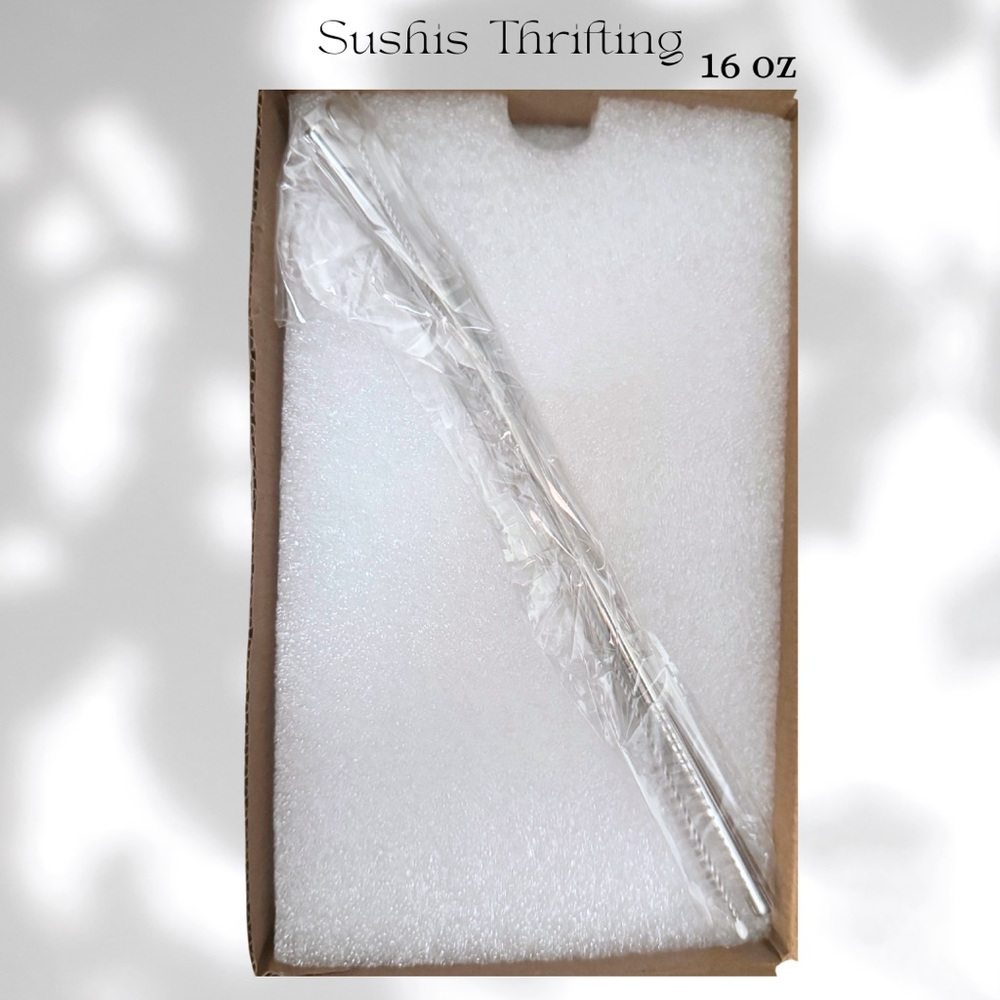 Bride Glass Cup w/ Wooden Lid - Picture 5 of 5